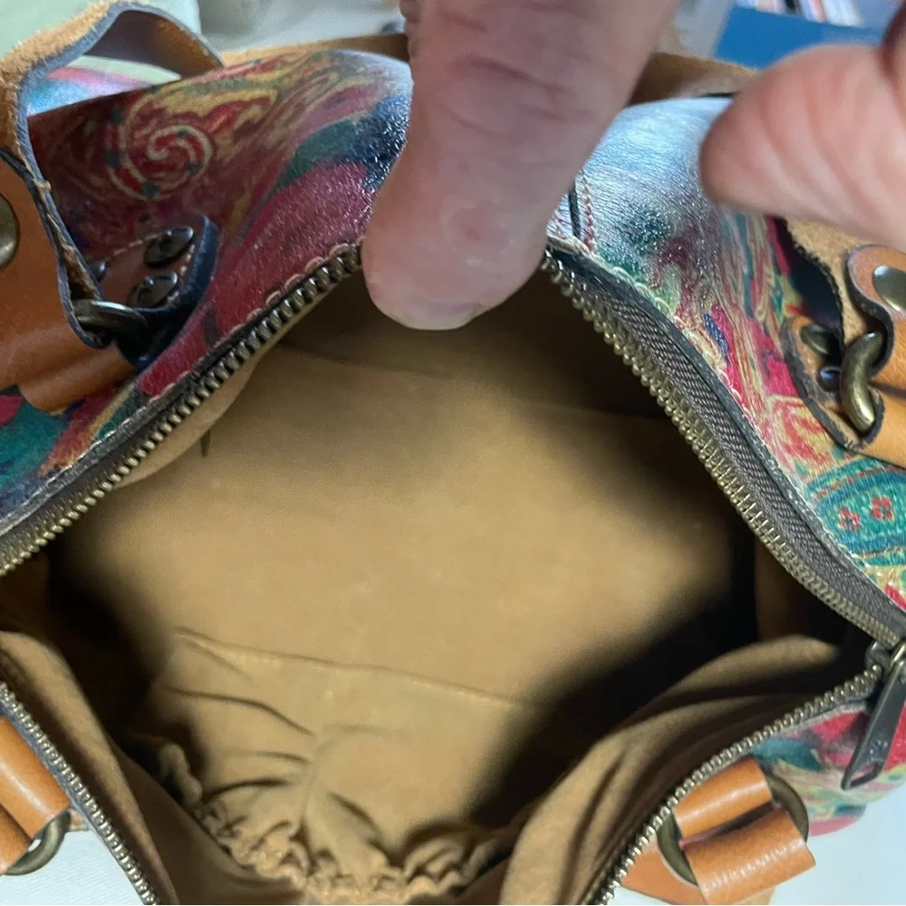 PATRICIA NASH HANDBAG   Multi Color   Very good used condition. - Picture 7 of 14